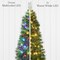 Best Choice Products Pre-Lit Artificial Scotch Pine Pencil Christmas Tree w/ LED Lights Metal Stand